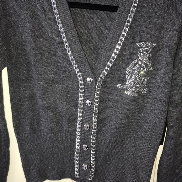 FINAL 💜 NWT Christian Audigier Sweater - Picture 4 of 12